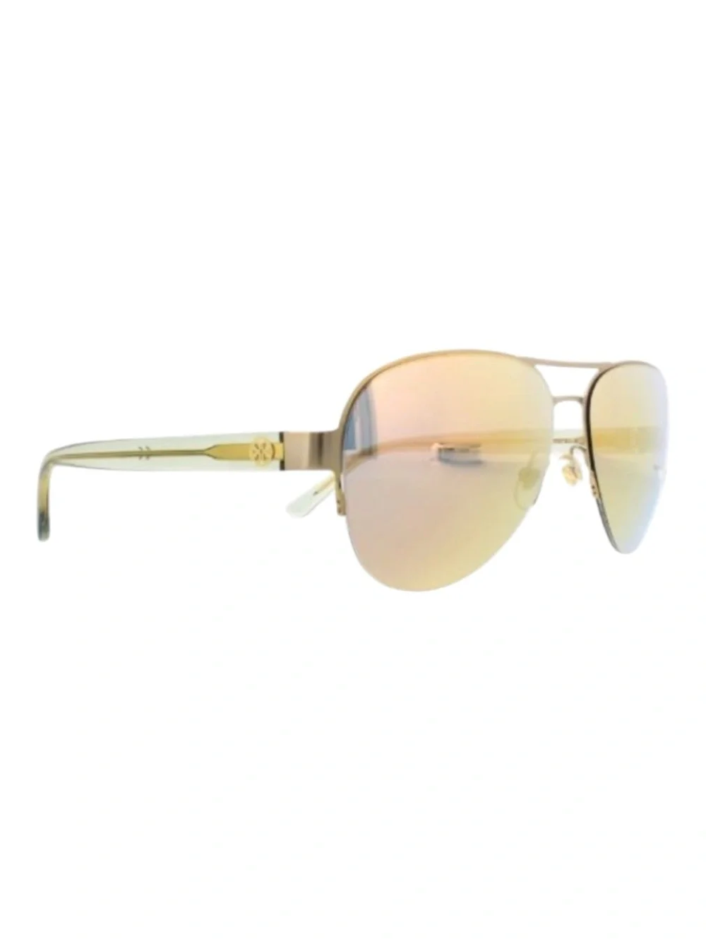 TORY BURCH: Gold-Tone Mirrored Sunglasses - TY6048